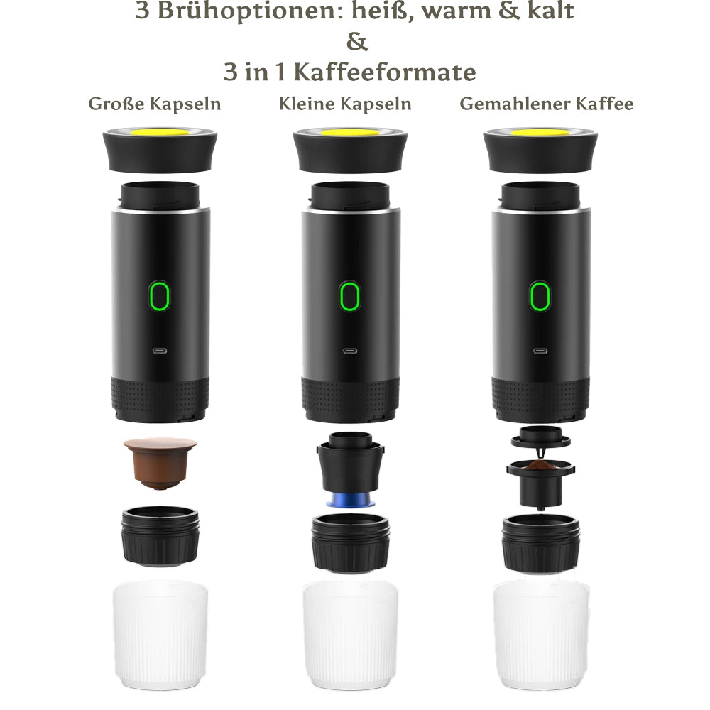 QuickSip 3in1 Kaffeemaschine To Go