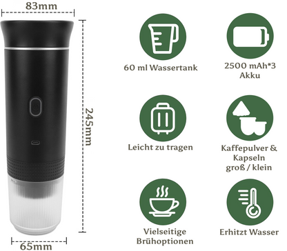 QuickSip 3in1 Kaffeemaschine To Go