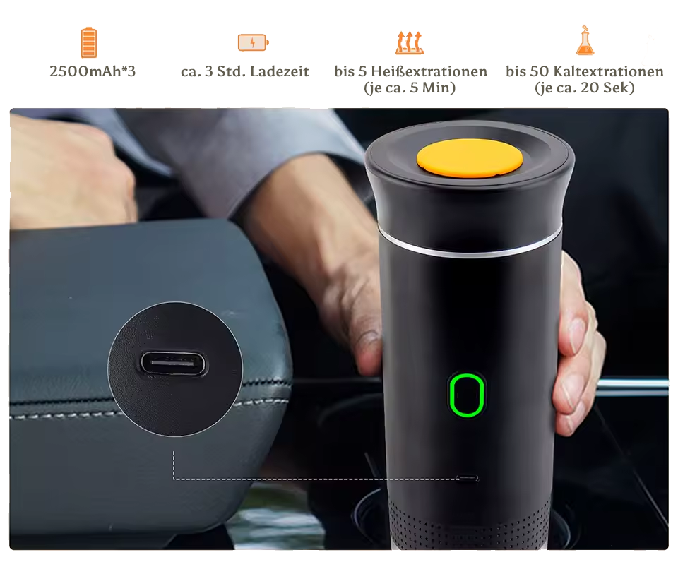 QuickSip 3in1 Kaffeemaschine To Go
